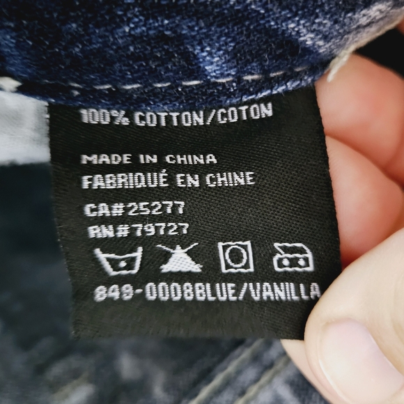 MECCA | slim straight crinkle acid wash jeans - Picture 8 of 9